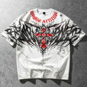 2026 Men's Casual Fashionable Printed T-Shirt, Round Neck Short Sleeve Top, Spring/Summer New Arrival