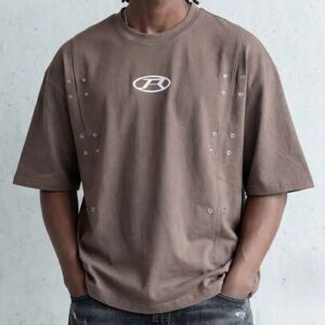 Essentials Men's Casual Daily Round Neck Printed Short Sleeve T-Shirt