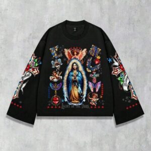 Goth Men's Streetwear Graphic Print Pullover Hoodie, Suitable For Spring/Summer