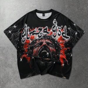 Men's Jesus Print Short Sleeve T-Shirt