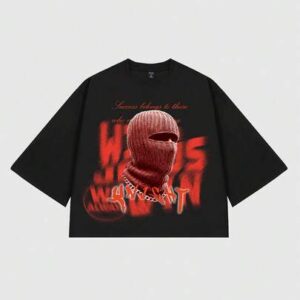 Men's Letter & Figure Print Street Style Short Sleeve T-Shirt