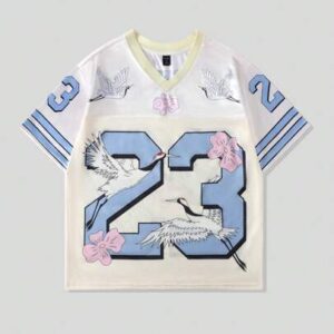 Prep Summer Carnival Beach Vacation Graphic Men'S Jersey Mesh Patchwork Sports Short Sleeve T-Shirt