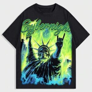 Spring/Summer Casual Graphic Men'S Gothic 'S Eye Print Short Sleeve T-Shirt, Summer