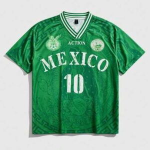 Street Life 2026 World Cup Mexico T-Shirt Jersey, Suitable For Casual Wear In Spring/Summer
