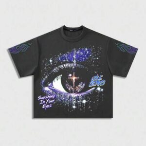 Street Life Loose Fit Short Graphic Print T-Shirt For Men