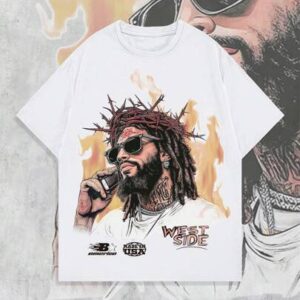 Street Life Men's Casual Character & Letter Printed Short Sleeve T-Shirt