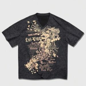 Street Life Men's Casual Slogan Print Short Sleeve T-Shirt, Summer