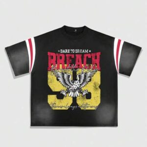 Street Life Men's Jersey Boxy Fit Colorblock Print T-Shirt, Streetwear Style