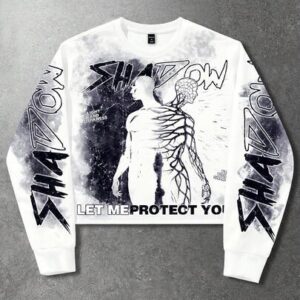Street Life Men's Letter & Portrait Graphic Crew Neck Long Sleeve Pullover Sweatshirt