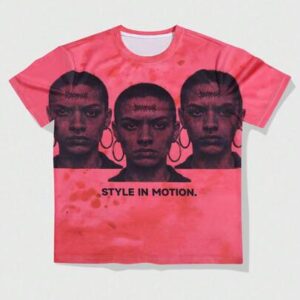 Street Life Men's Letter & Portrait Print Casual Crew Neck Short Sleeve T-Shirt