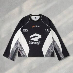 Street Life Men's Loose Fit Short Style Sports Long Sleeve T-Shirt, Fall