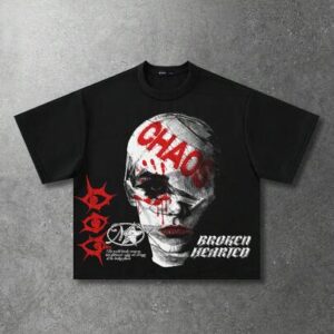 Street Life Men's Printed Short Sleeve T-Shirt, Loose Fit
