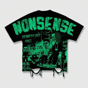 Street Life Men's Street Style Batwing Sleeve Printed T-Shirt, Suitable For Spring And Summer