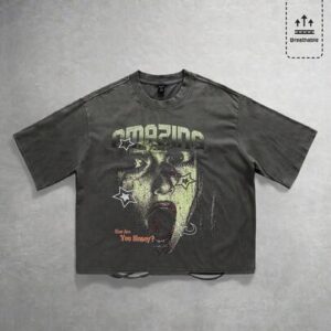Street Life Men's Vintage Distressed Graphic Printed T-Shirt