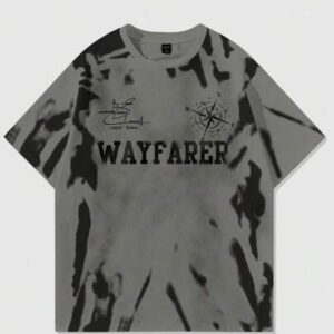 Street Life Men Summer Letter Print Round Neck Short Sleeve Casual T-Shirt