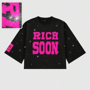 Street Life Spring/Summer Casual Graphic Men'S Fashion Street Patch & Rhinestone Detail Short Sleeve T-Shirt, Summer