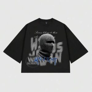 Street Life Spring/Summer Casual Graphic Men'S Street Slogan Face Print Round Neck Casual 3/4 Sleeve T-Shirt