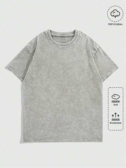 Summer Casual Men'S Round Neck Short Sleeve T-Shirt, Fashion For Summer, 2000S Style